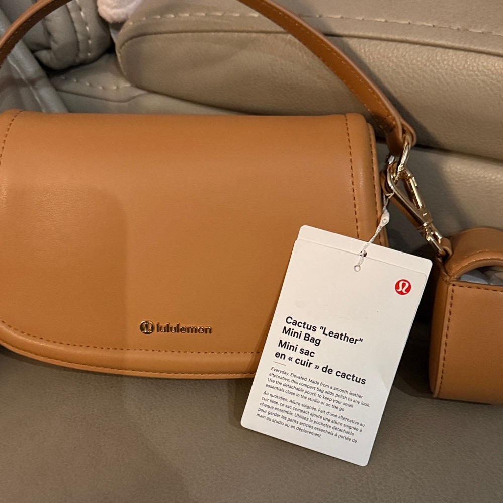 Lululemon Athletica Tan Mini Bag